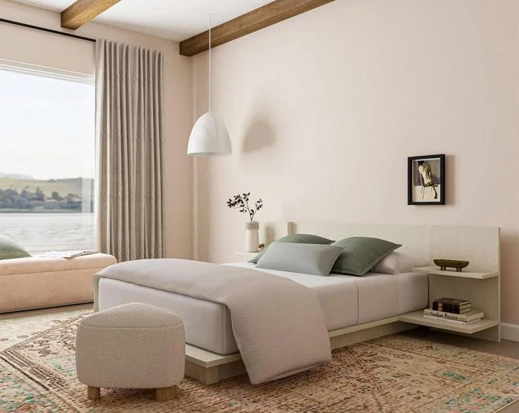 Modern Minimalist Bedroom in Lucknow